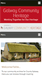 Mobile Screenshot of galwaycommunityheritage.org